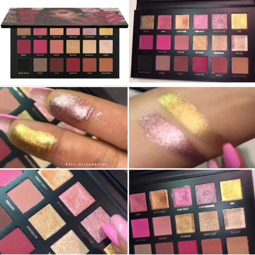 

Beautiful Girl New Makeup Eyeshadow Palette Makeup Rose Gold 18 Color Shadow Edition COLLECTION