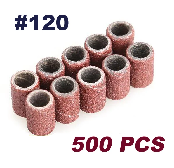 500pcs medium coarse sanding band fine / grinding sand ring for