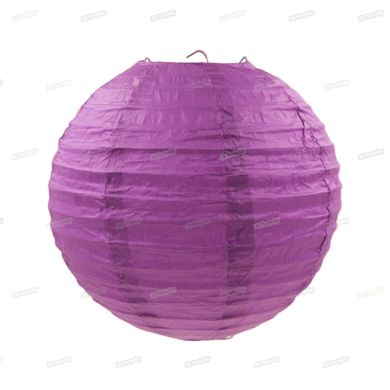 4-16 дюймов круглый Японский Китайский бумажный фонарь шар бумажный фонарь s свадебный день рождения украшение подарок ремесло DIY - Цвет: Dark purple