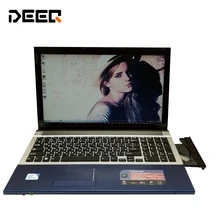 15,6 дюймов 4G ram 750G HDD игровой ноутбук In-tel I7 двухъядерный быстрый CPU Windows 7/8. 1 ноутбук ПК компьютер с DVD rom