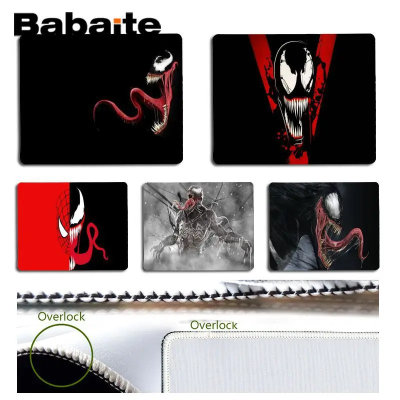 Babaite Винтаж Прохладный Marvel Venom высокое Скорость Мышь pad настроены Ноутбук игровой Малый Мышь площадку для Dota 2