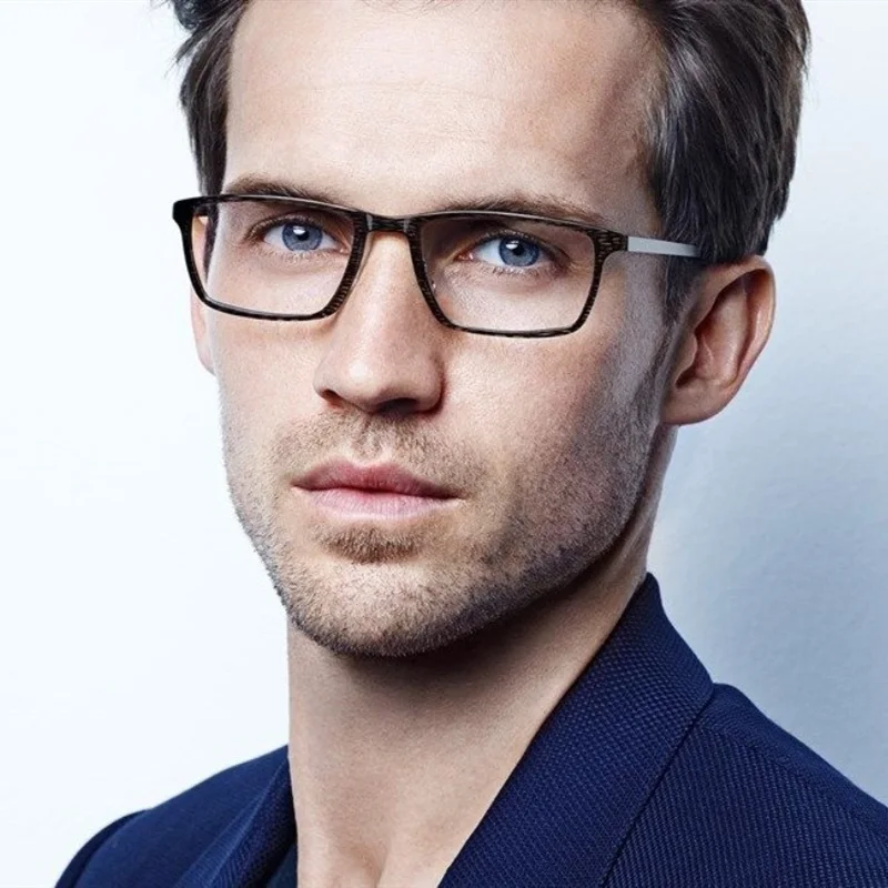 

Denmark Brand Titanium Optical Glasses Frame Men Square Myopia Eye Glass Frame Prescription Eyeglasses Korean Screwless Eyewear