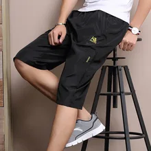 Плюс размер 3XL мужские летние резинка на талии шорты 17