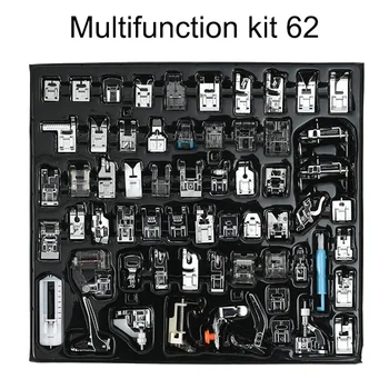 

11 32 42 48pcs Domestic Sewing Machine Foot Presser Braiding Blind Stitch Darning Presser Feet Kit Set for Brother Singer Janome