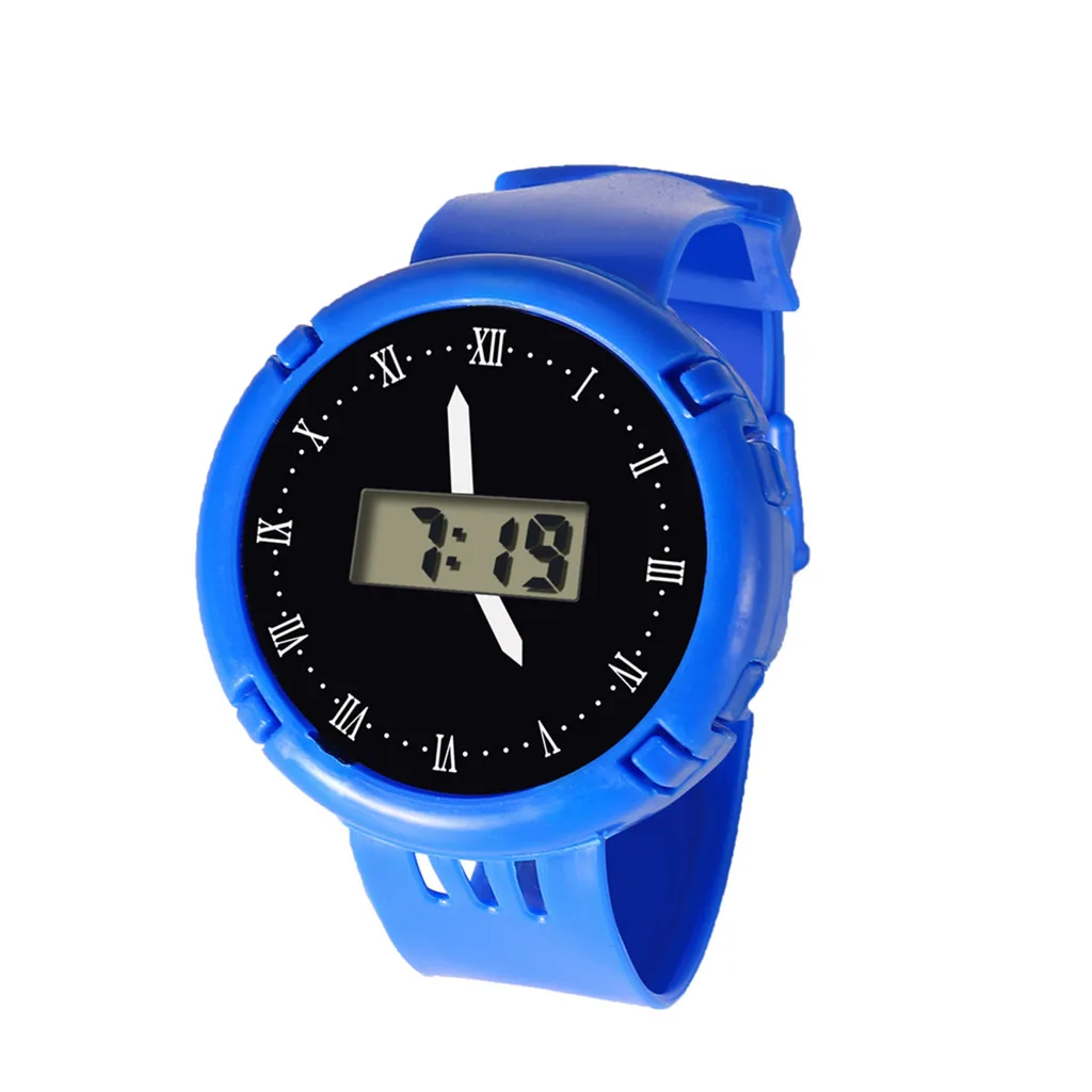 Childrens watch Girls Analog Digital Sport LED Electronic 30M Waterproof Wrist Watch New Simple c0603