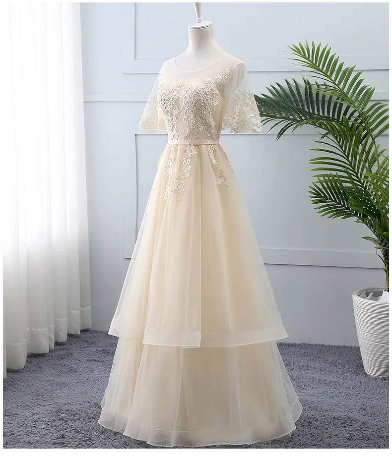 Длинное платье для подружки невесты, цвет шампанского, стиль, платье для торжеств, выпускного вечера, торжественная церемония, платье для вечеринки, vestidos de fiesta