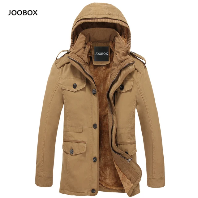 6XL men casual jacket, cotton thickening warm large size and long ...