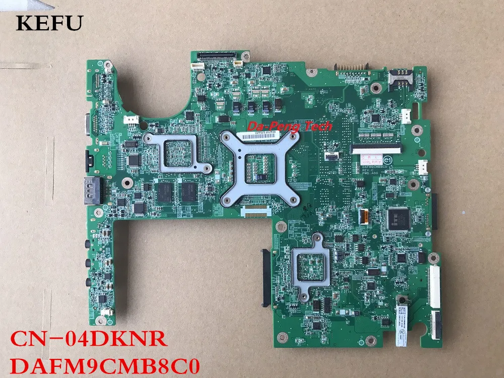 KEFU DAFM9CMB8C0 для Dell Studio 1558 материнской платы ноутбука HM55 HD5470 1 ГБ Поддержка i7 процессор CN-04DKNR 4 dknr протестированы