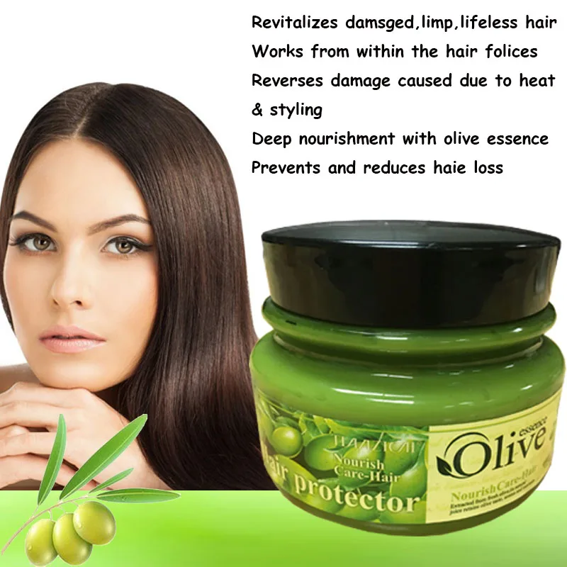 Olive Oil Essece Treatment for Frizzy Dry Unmanageable Hair Damaged ...