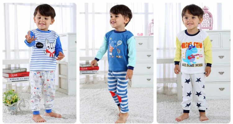 Newborn pajamas children sleepwear baby pajamas sets boys girls animal pyjamas pijamas cotton nightwear clothes kids clothing