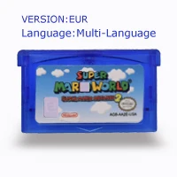 

Super Mari Advance 2 Super Mari World 32 Bit Video Game Cartridge Console Card EU Version Multi-language