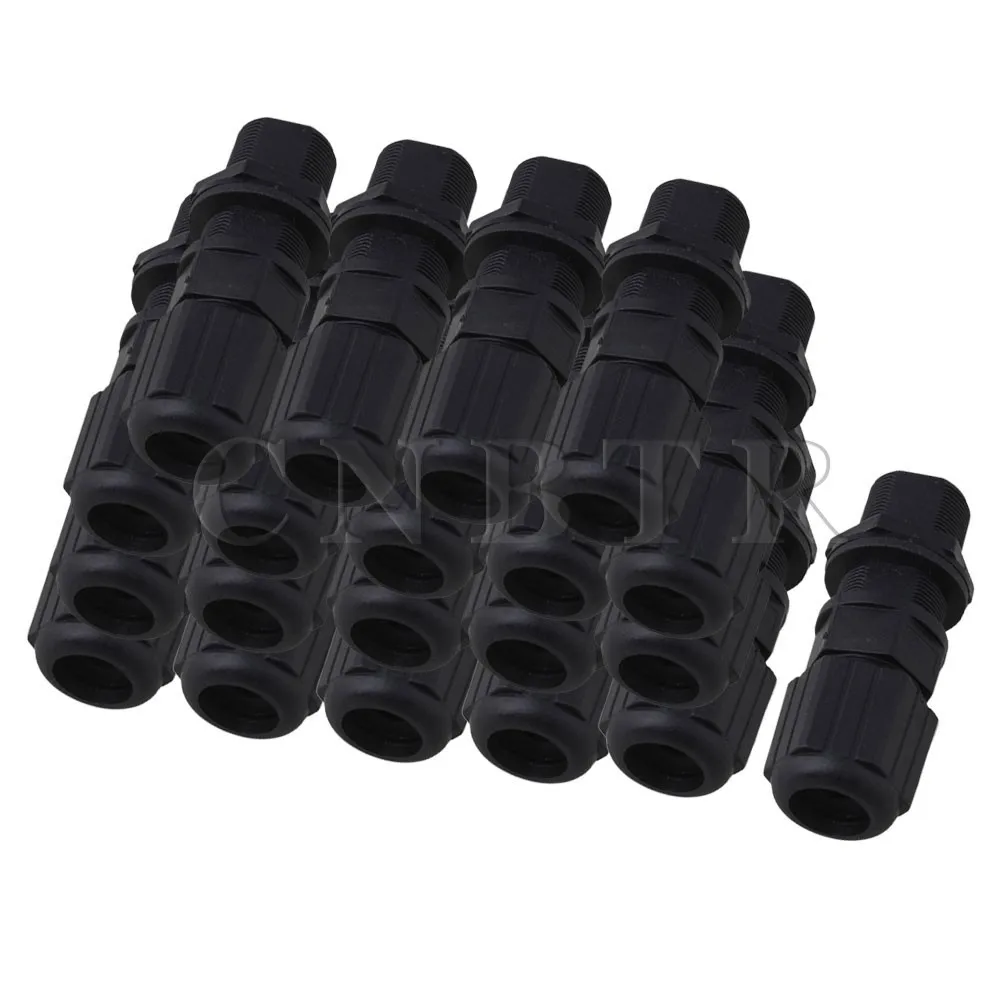 

50 x M20 Ethernet LAN RJ-45 RJ45 Nut AP Waterproof Connector DC 0-24V Black