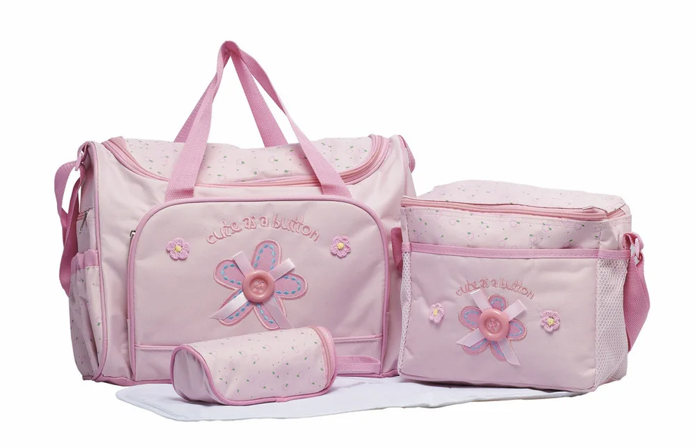 4 шт./компл. пеленки мешки для маленьких прочный мать мокрый сумка модная сумка для мам - Цвет: 005Pink