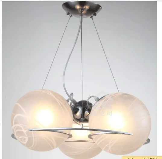 

Modern New 3 Glass Shade pendant Light Lighting Fixture Dining room study gift pendant lamps FG860