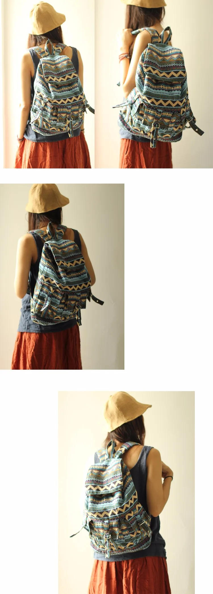 Casual Backpack Purse School Daypacks Travel Rucksack Girls Women (3)