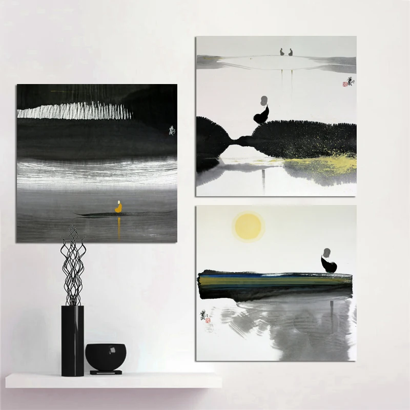 

HD PRINT Poster Wall Art Abstract Buddha Portrait Canvas Oil Painting On Canvas Artistic Conception Picture For Living Room