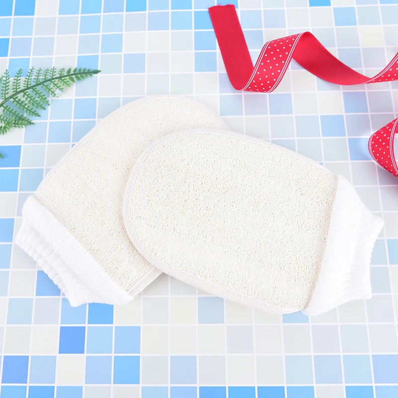 1 шт. моющие перчатки для душа утолщенные ванны пилинг Loofah внутренние