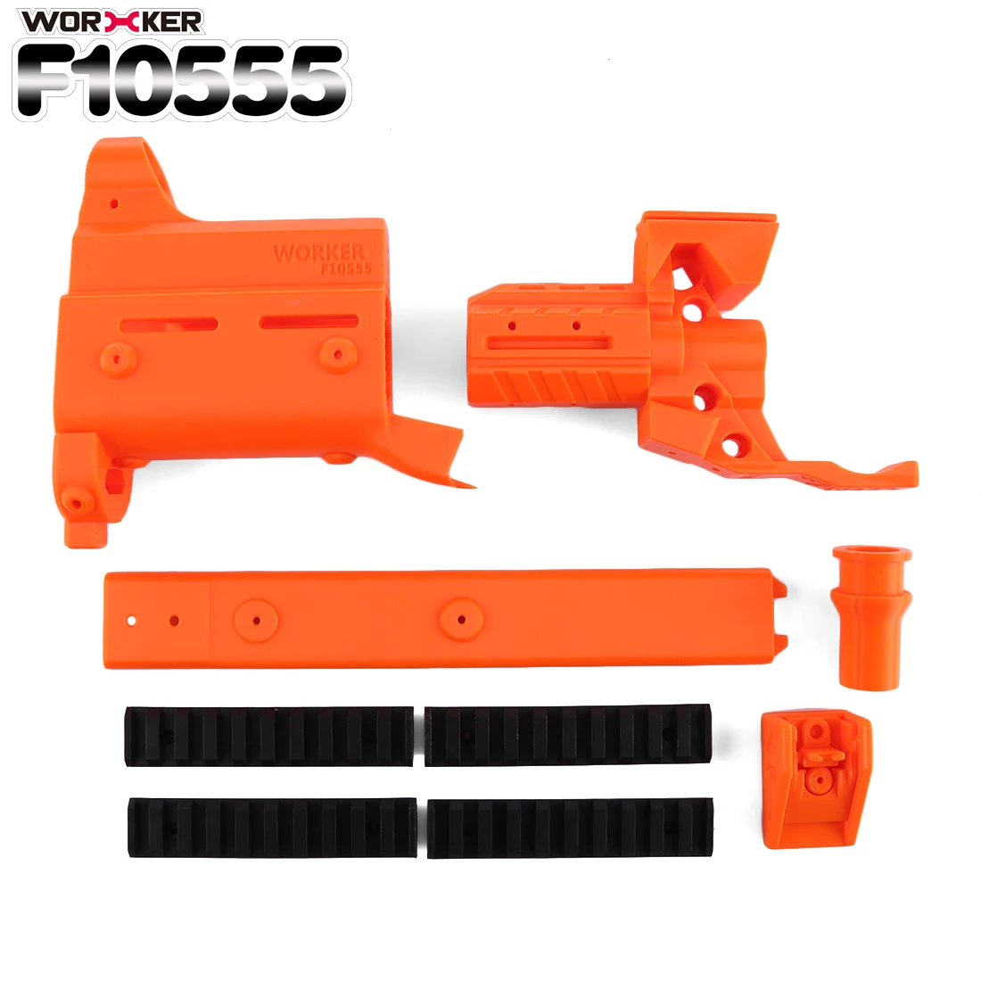 

Worker f10555 3D Printing Modularized NO.171 Front Tube Kit for Nerf Stryfe - Orange
