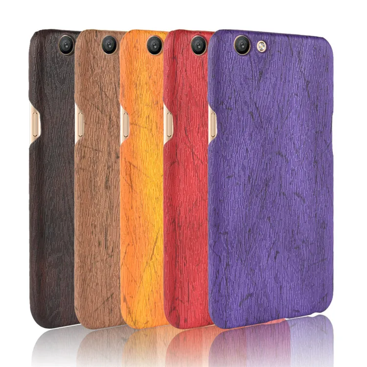 subin New arrival For Oppo F3 Case Vintage Wood PU Leather PC hard Protective shell Cover For Oppo F3 Phone Cases