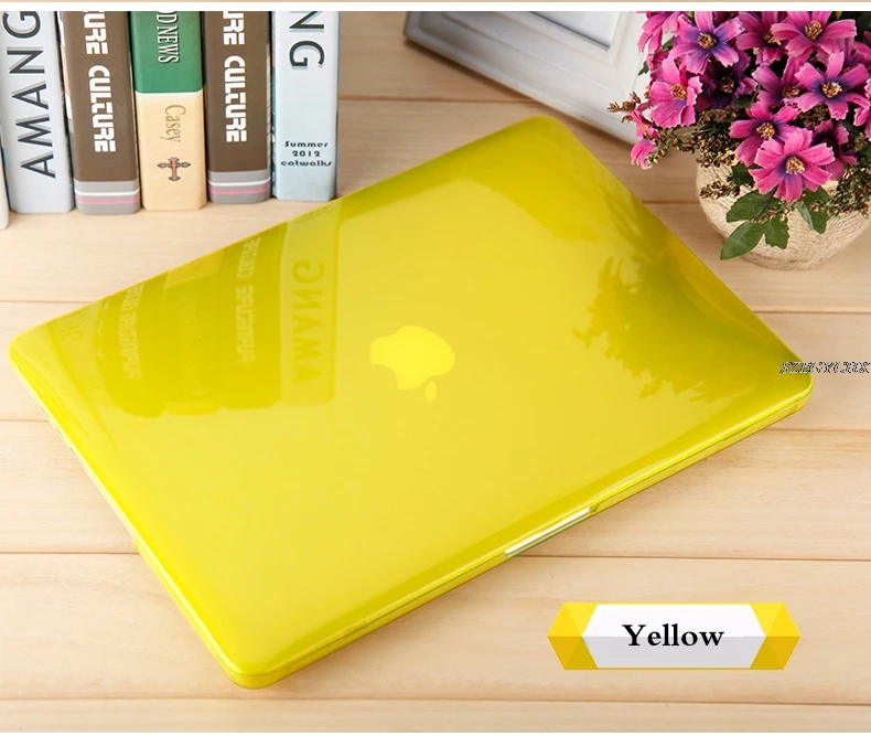

2019 New Crystal laptop Hard Case Shell Cover For Apple Macbook Air 11 13 Pro Retina Touch Bar 12 13 13.3 15 15.4" laptop case