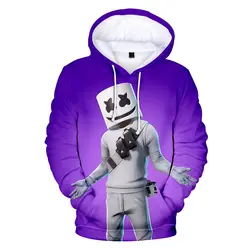 2019 Новое поступление 3D худи Marshmello для мужчин/для женщин модные осенние Harajuku принт Marshmello Мужчин's толстовки Толстовка