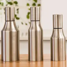 LanLan 304 бутылка масла из нержавеющей стали пыленепроницаемый масляный дозатор для уксуса соусник кухонные принадлежности