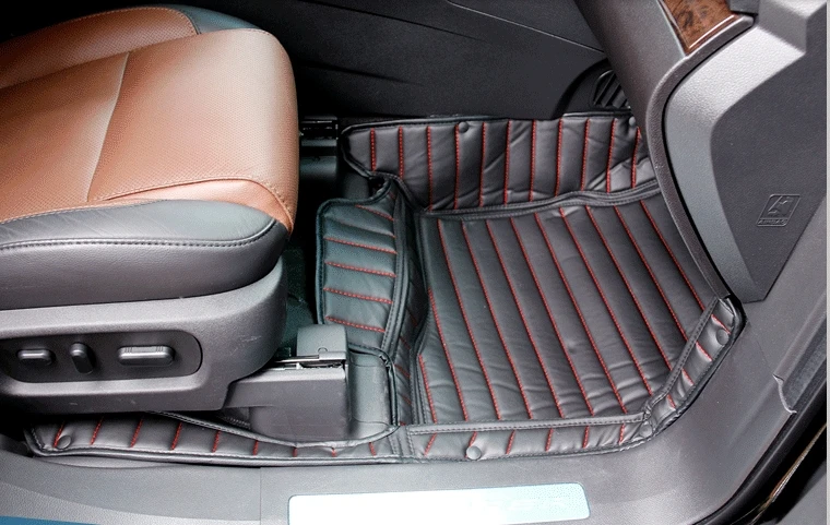 Хорошее качество! Специальные коврики для Ford Explorer 7 мест Нескользящие водонепроницаемые ковры для Explorer-2011