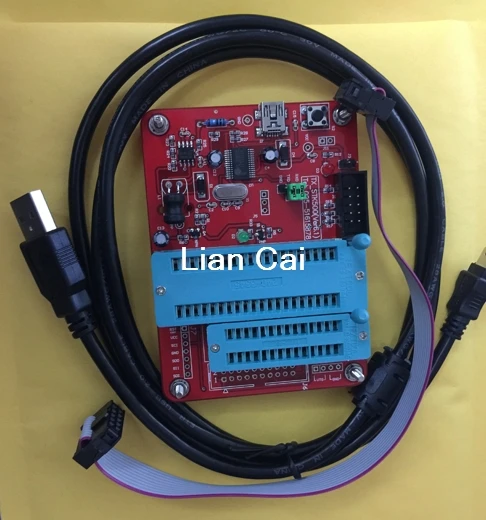 

AVR high pressure high pressure programmer, serial USB to serial port, ISP STK500 four in a parallel Free shipping