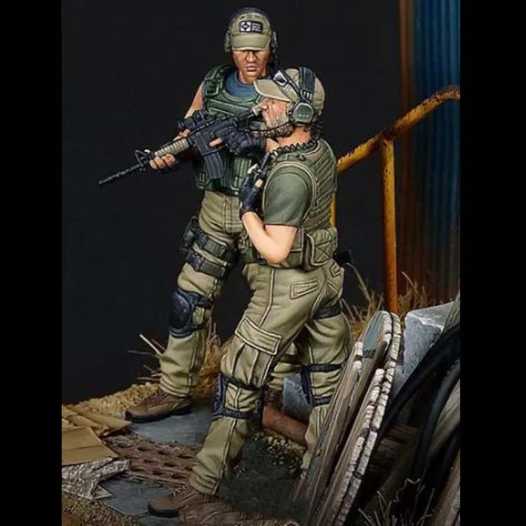 1/35 сборный Набор фигурок из смолы наемник (без основания)|Наборы для сборки