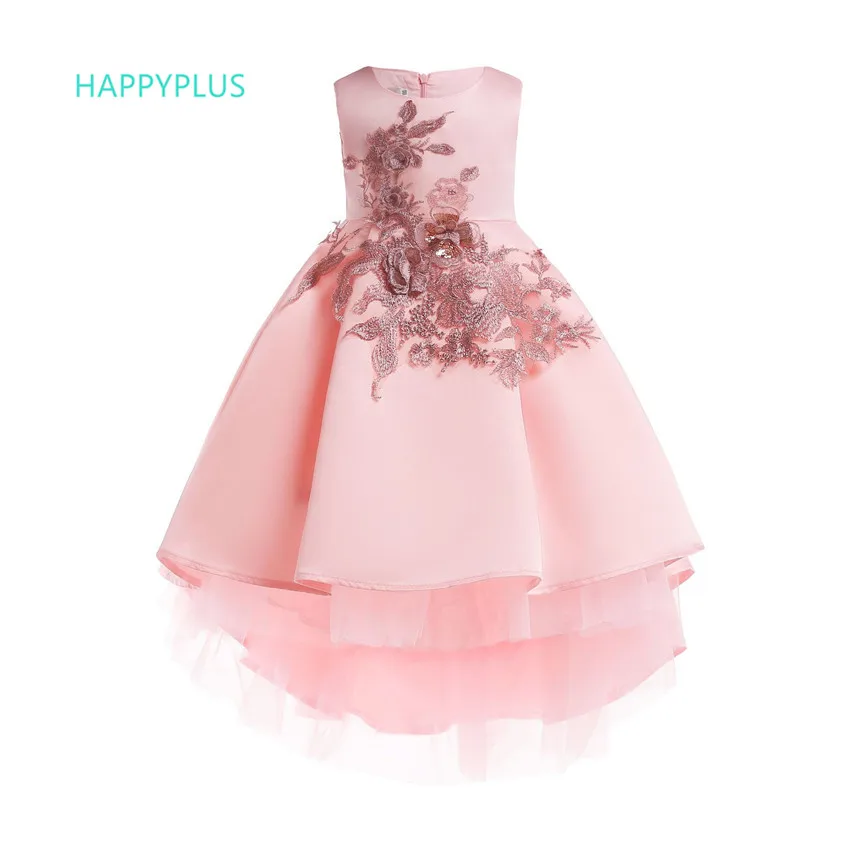 HAPPYPLUS/Детское платье с цветочным рисунком Одежда для девочек 3, 4, 5, 6, 7, 8, От 9 до 10 лет, детское платье принцессы, вечерние, свадебные, рождественские платья для девочек