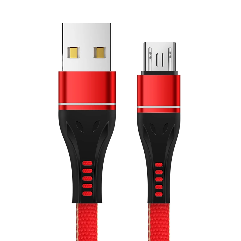 Кабель Micro USB для быстрой зарядки для Xiaomi Redmi Note 5 Pro Android мобильный телефон USB кабель для передачи данных для samsung S7 Micro зарядное устройство Шнур - Цвет: Red