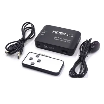 

HDMI Switcher 3 In 1 Out 4K AYS-31V20 black