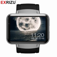 EXRIZU DM98 Android 4.4 OS Bluetooth Smart Watch 2.2inch Smartwatch Phone MTK6572 Dual Core 1.2GHz 512M RAM 4G ROM Camera 3G GPS