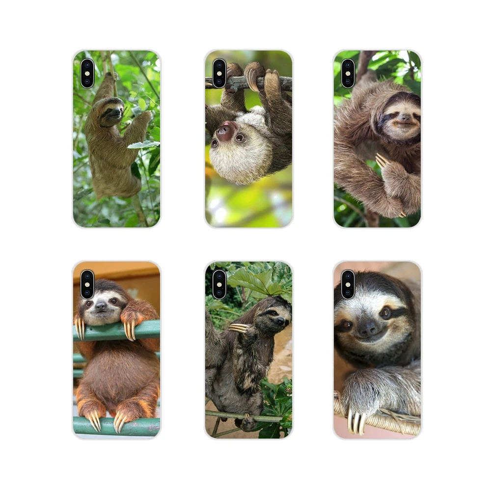 

Caffeinated Sloth animal Accessories Phone Cases Covers For Motorola Moto X4 E4 E5 G5 G5S G6 Z Z2 Z3 G G2 G3 C Play Plus