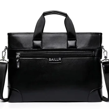 

08270517 yesetn bag men PU leather business tote bag briefcase shoulder bag