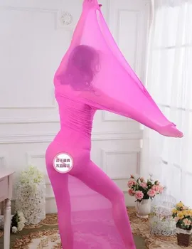 

New Plus Size Tights unisex zentai Women &Men's Seamless stockings Transparent lingerie sexy sleeping bag Teddies & Bodysuits