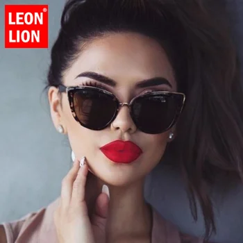 

LEONLION Cateye Sunglasses Women Vintage Leopard Gradient Glasses Retro Luxury Brand Cat Eye Sun Glasses Female Eyewear UV400