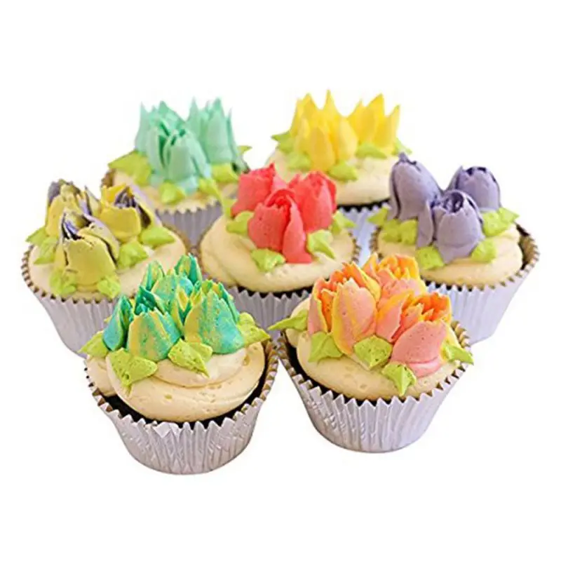 

Russian Set Of 13 Mouthpieces Stainless Steel 430 Pastry Bag Nozzles Cream Cake Decoration DIY Tools Kitchen Accessories