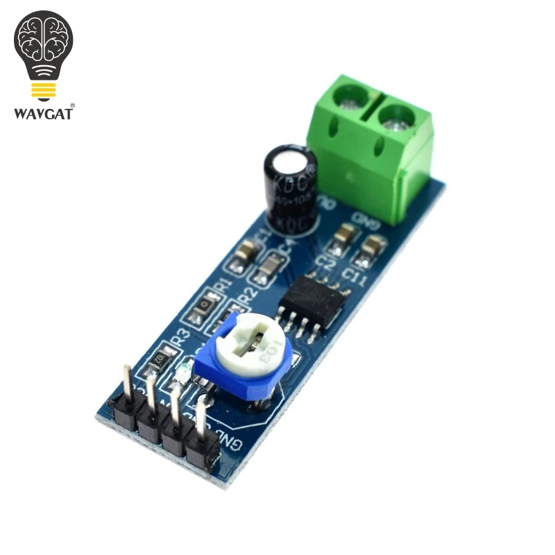 

WAVGAT LM386 Audio Amplifier Module 200 Times 5V-12V Input 10K Resistance