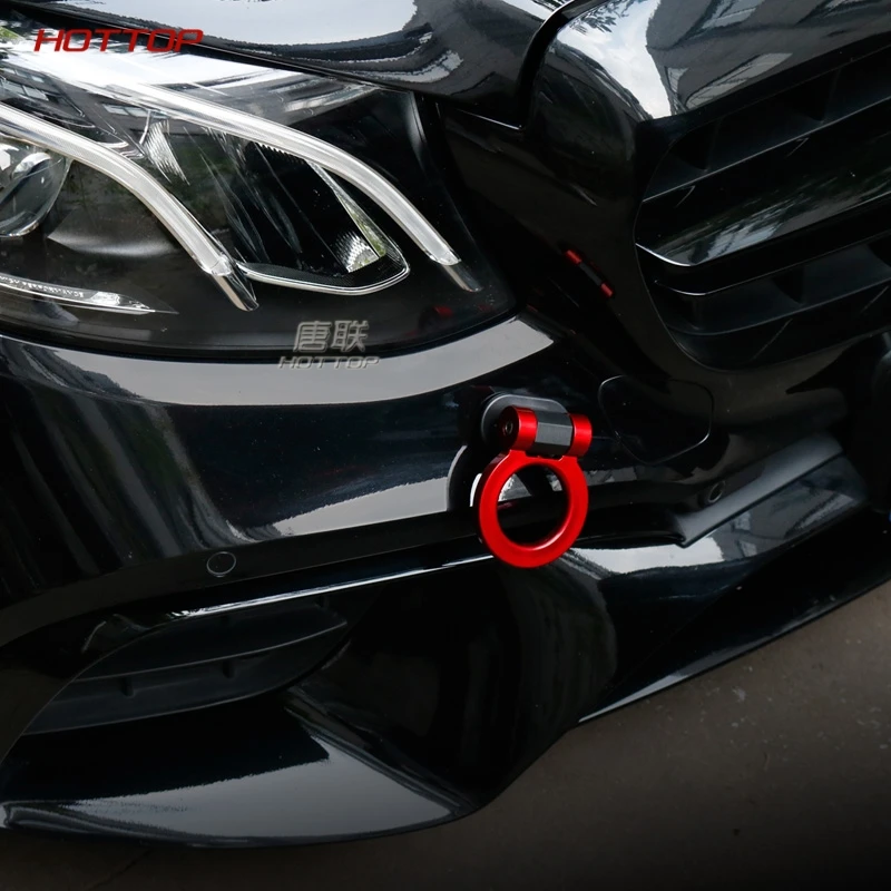 Универсальный ABS бампер автомобиля стикер украшает Автомобиль Моделирование Tralier буксировочный крюк комплект автомобильные аксессуары