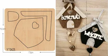 

Love House-3 DIY new wooden mould cutting dies for scrapbooking Thickness/15.8mm//YT0425