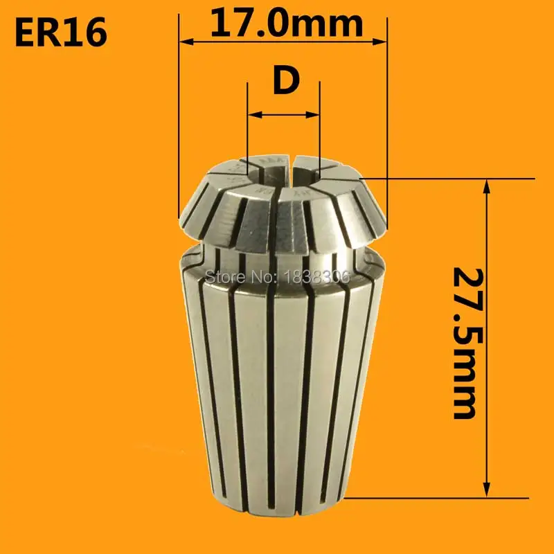 ER цанговый патрон Держатель ER16 3,175 8 мм адаптер зажим гайка сверлильный патрон ЧПУ фрезы инструменты дерево pcb шариковый нос сверло