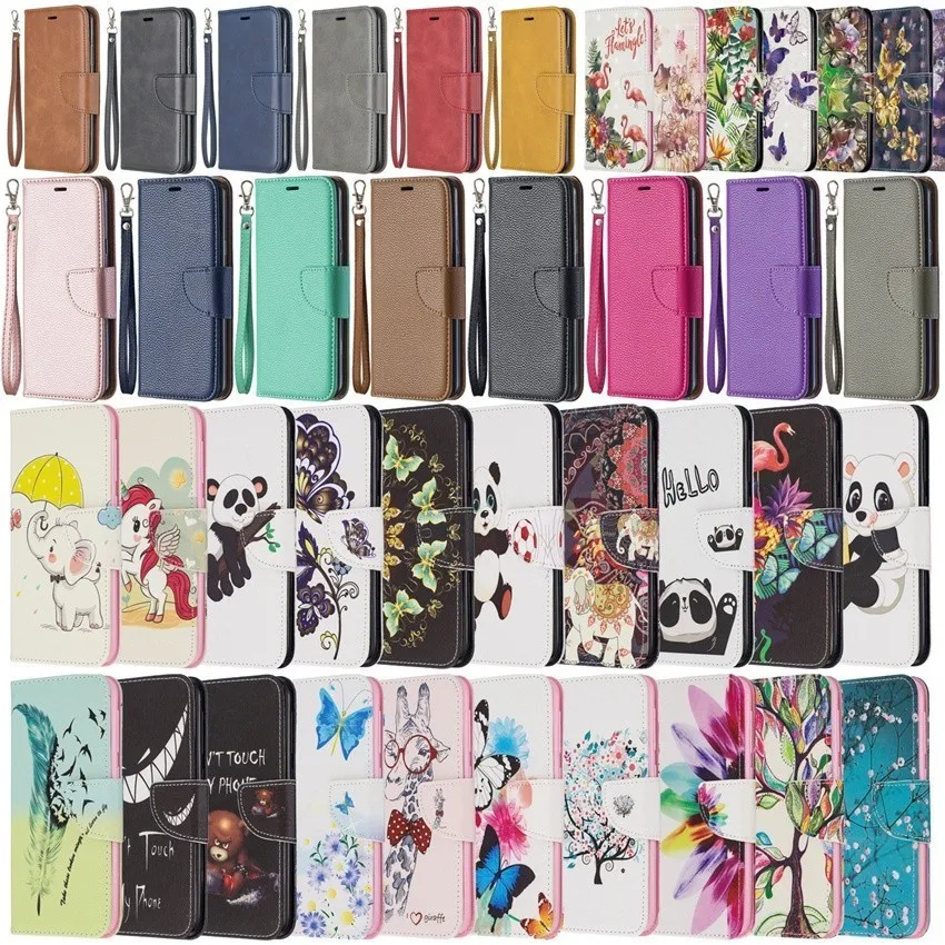 

Phone Leather Wallet Phone Case For Huawei Nova 5i 3D Pattern Flip Back Book Cover Card Slot Holder Bags Coque Fundas Nova5i