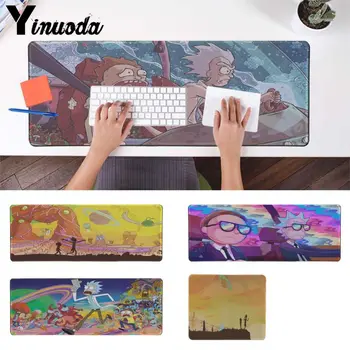 

Yinuoda New Arrivals Rick and Morty Laptop Computer Mousepad Rubber PC Computer Gaming mousepad