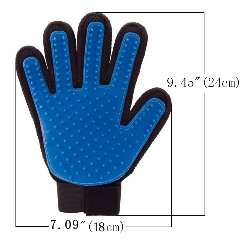 

Pet Grooming Glove for Cats Brush Comb Cat Hackle Pet Deshedding Brush Glove for Animal Dog Pet Hair GloveS for Cat Dog Grooming