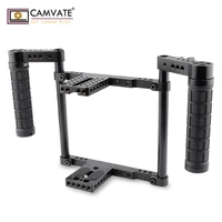 camvate dslr Rig CAMVATE DSLR קייג עבור Mark III / GH5 (Frame המלא) C1756 אביזר צילום במצלמה (2)