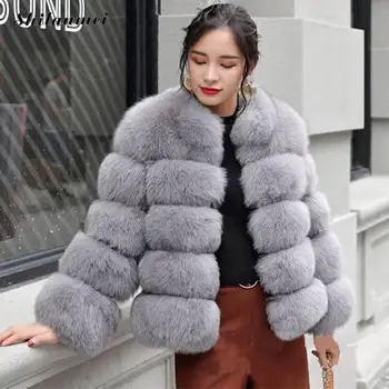

Thicken Warm Artificial Fur Jackets & Coats Women 2019 Winter Spring Casual Soft Outwear Xs-3xl Elegant Streetwear Overcoat
