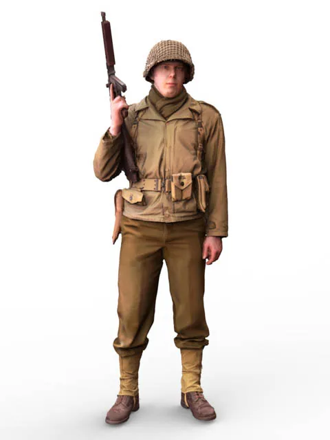 

1/16 Resin Figure Soldier Model American Infantry
