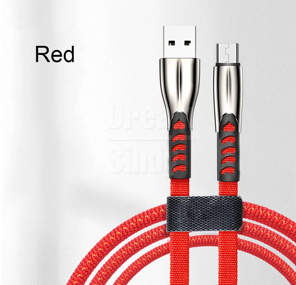 Кабель Micro Usb для быстрой зарядки 3.0A для Xiaomi Redmi huawei samsung 2 м 3M для мобильных телефонов Android usb зарядный кабель Microusb для зарядного устройства