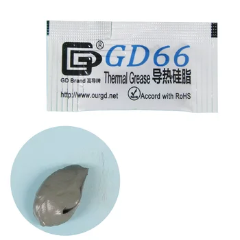 

NOYOKERE Newest 10pcs/lot 0.5g Thermal Conductive Compound Grease Paste Silicone For Chip Cpu Vga Ram Led IC Heatsink cooling